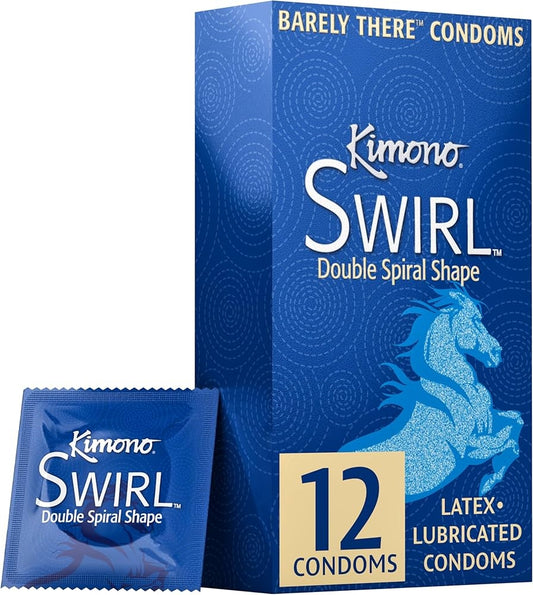 Kimono Swirl Condom 12pk