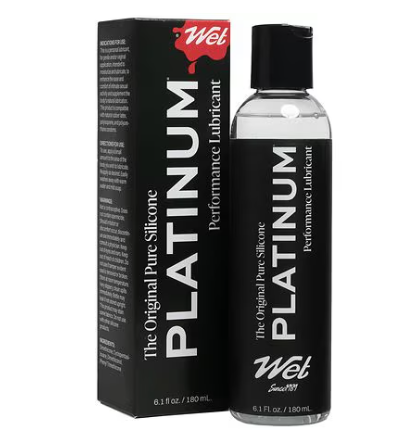 Wet Platinum Silicone Based Personal Lubricant 6.1 FI/OZ