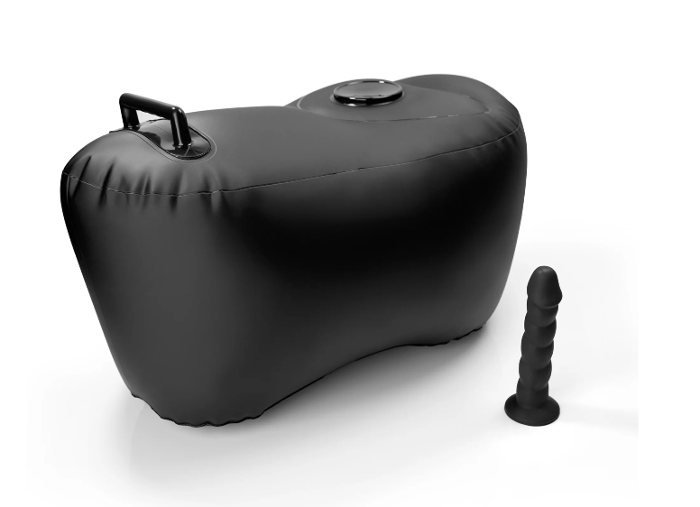Fetish Fantasy Series Body Dock Inflatable Love Seat - Black