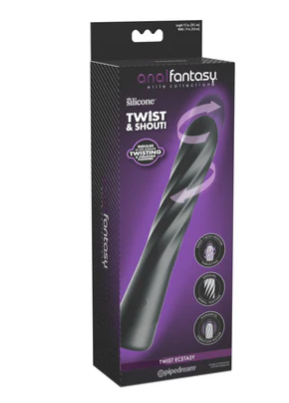 Anal Fantasy Elite Twist Ecstasy - Black