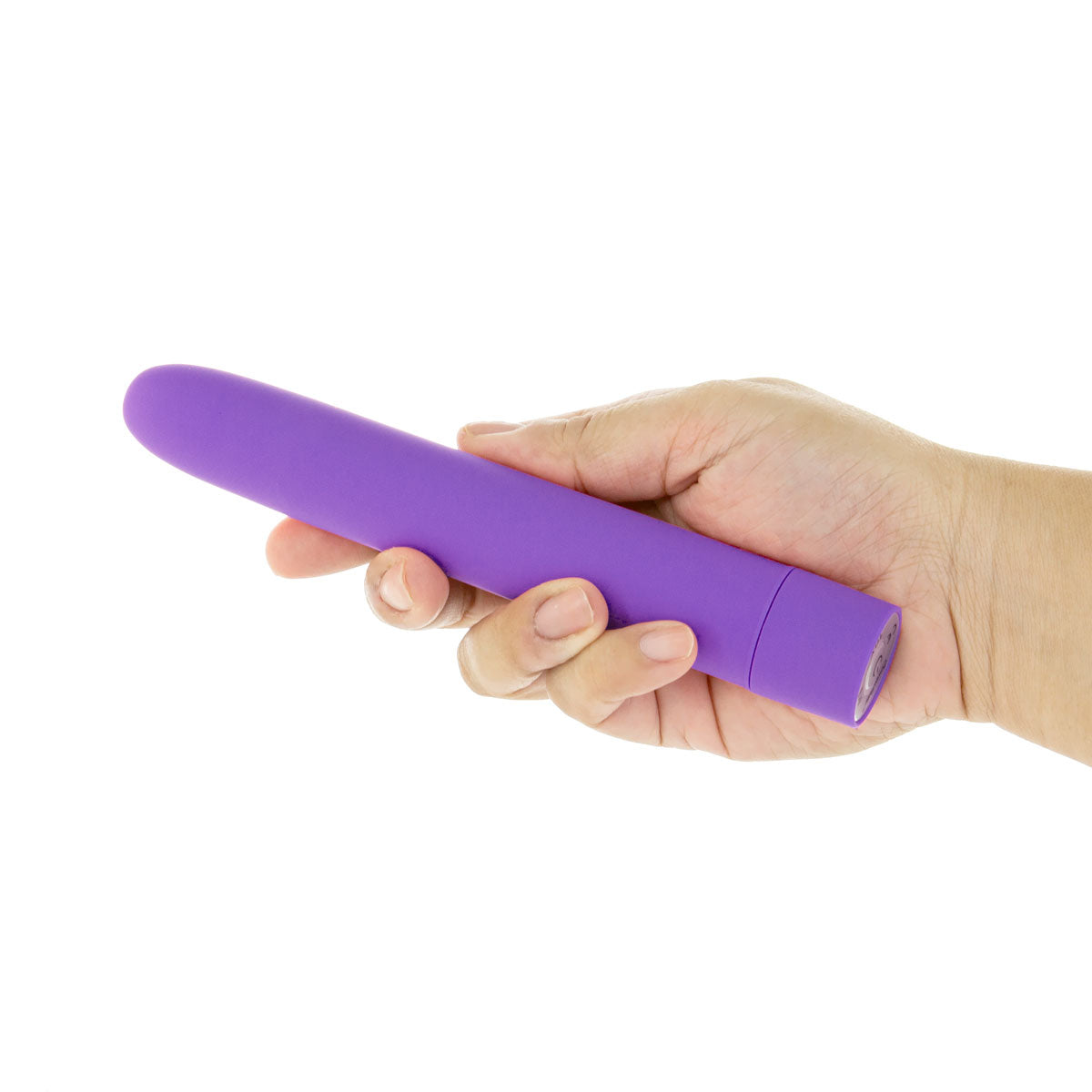 Pure Love® - 10 Function Classic 7 In. Smooth Vibrator – Purple