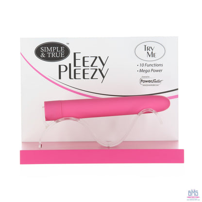 PowerBullet Eezy Pleezy - 7" Vibrator - Pink