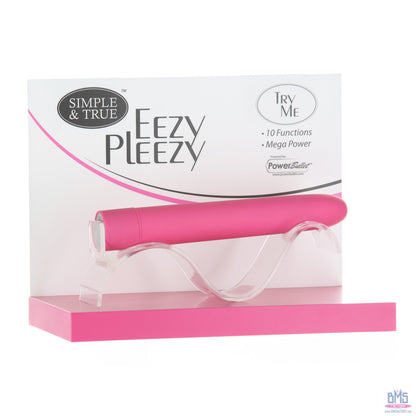 PowerBullet Eezy Pleezy - 7" Vibrator - Pink