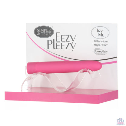PowerBullet Eezy Pleezy - 7" Vibrator - Pink