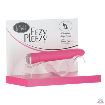 PowerBullet Eezy Pleezy - 7" Vibrator - Pink