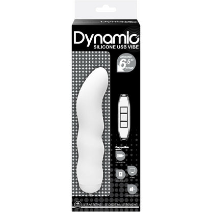 NMC Dynamic - Rippled Vibrator - Rechargeable - White