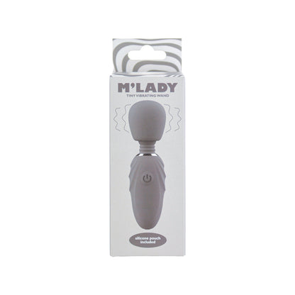 M’Lady Tiny Vibrating Wand - Grey