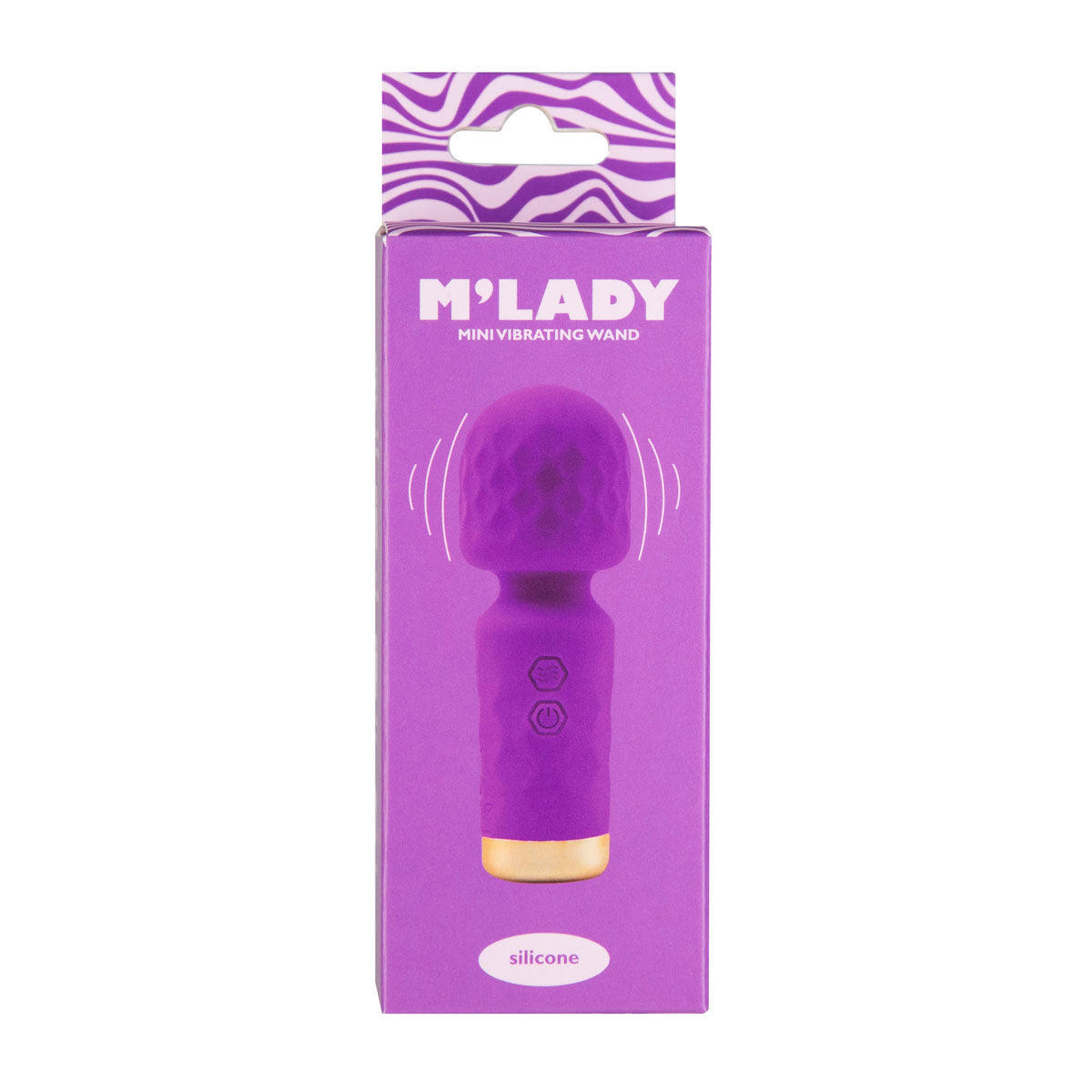 M’Lady – Mini Vibrating Wand – Purple