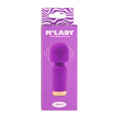 M’Lady – Mini Vibrating Wand – Purple