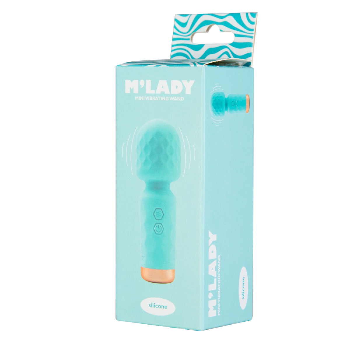 M’Lady – Mini Vibrating Wand – Teal