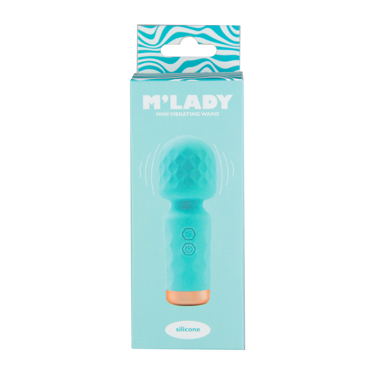M’Lady – Mini Vibrating Wand – Teal
