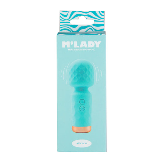 M’Lady – Mini Vibrating Wand – Teal