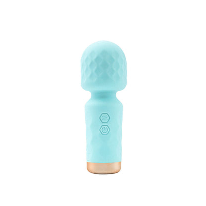 M’Lady – Mini Vibrating Wand – Teal