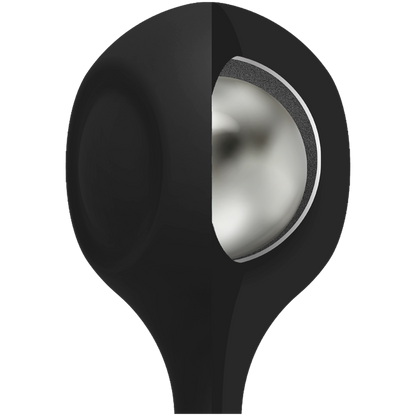 Kink By Doc Johnson - Anal Essentials Weighted Silicone Anal Balls - Black