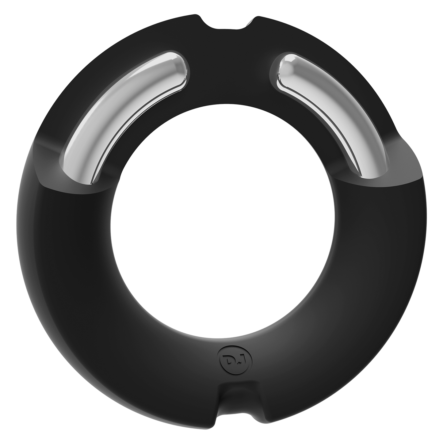 Doc Johnson KINK Silicone-Covered Metal Cock Ring - 45mm