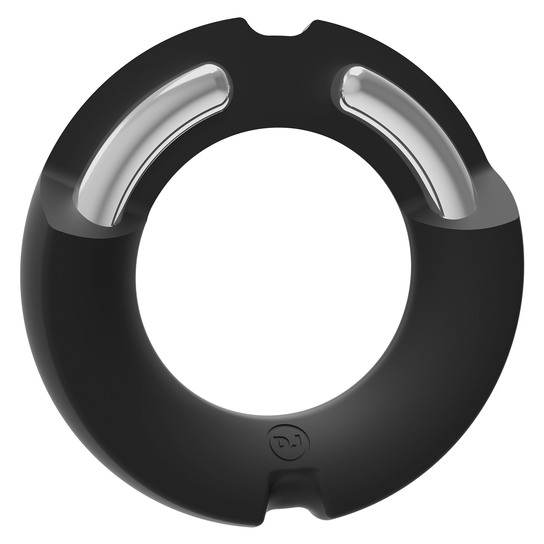 Doc Johnson KINK Silicone-Covered Metal Cock Ring - 45mm