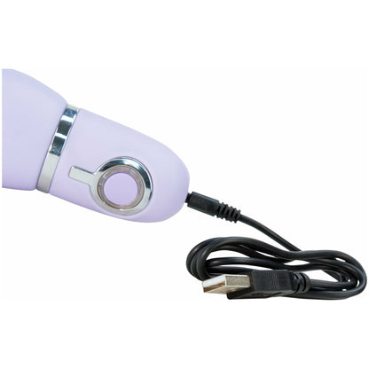 NMC Elysium - 7 Inch Silicone Vibrator - Purple