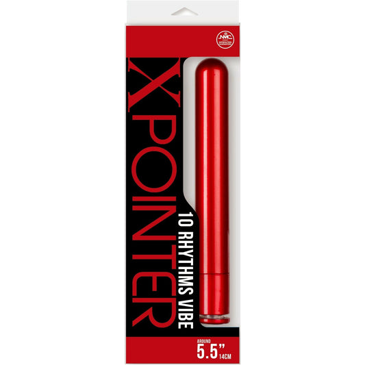 NMC X Pointer - 5.5 Inch Bullet Vibrator - Red