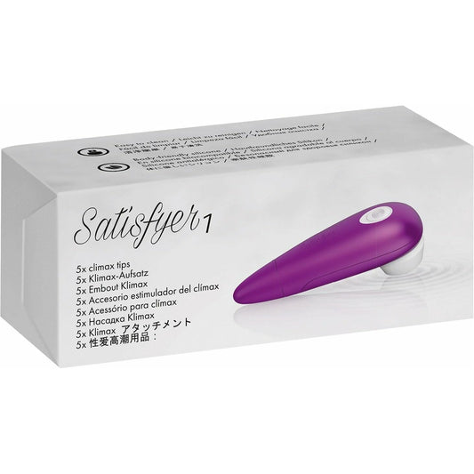 Satisfyer 1 Climax Tips - Pack of 5 - White