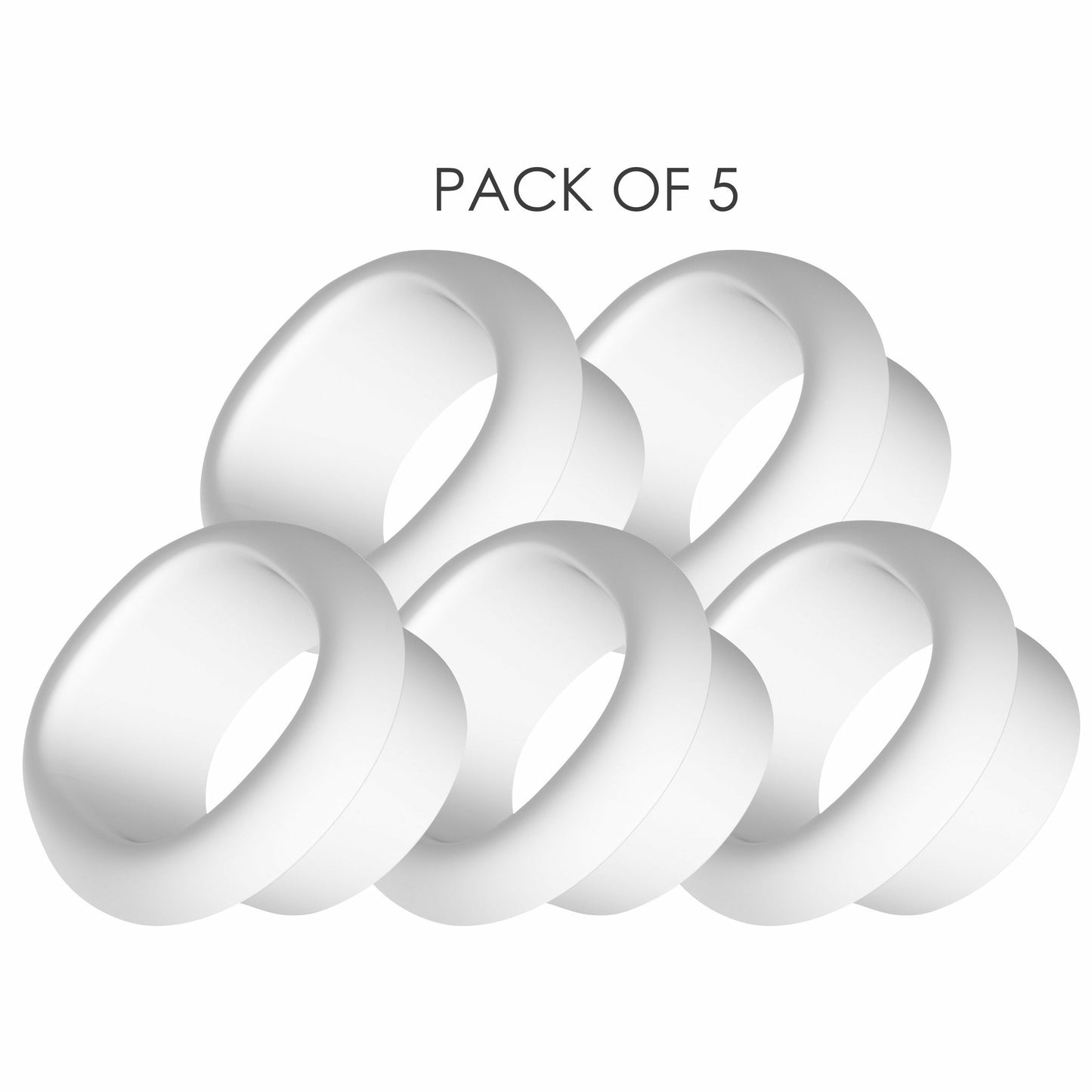 Satisfyer Pro Penguin Climax Tips - Pack of 5 - White