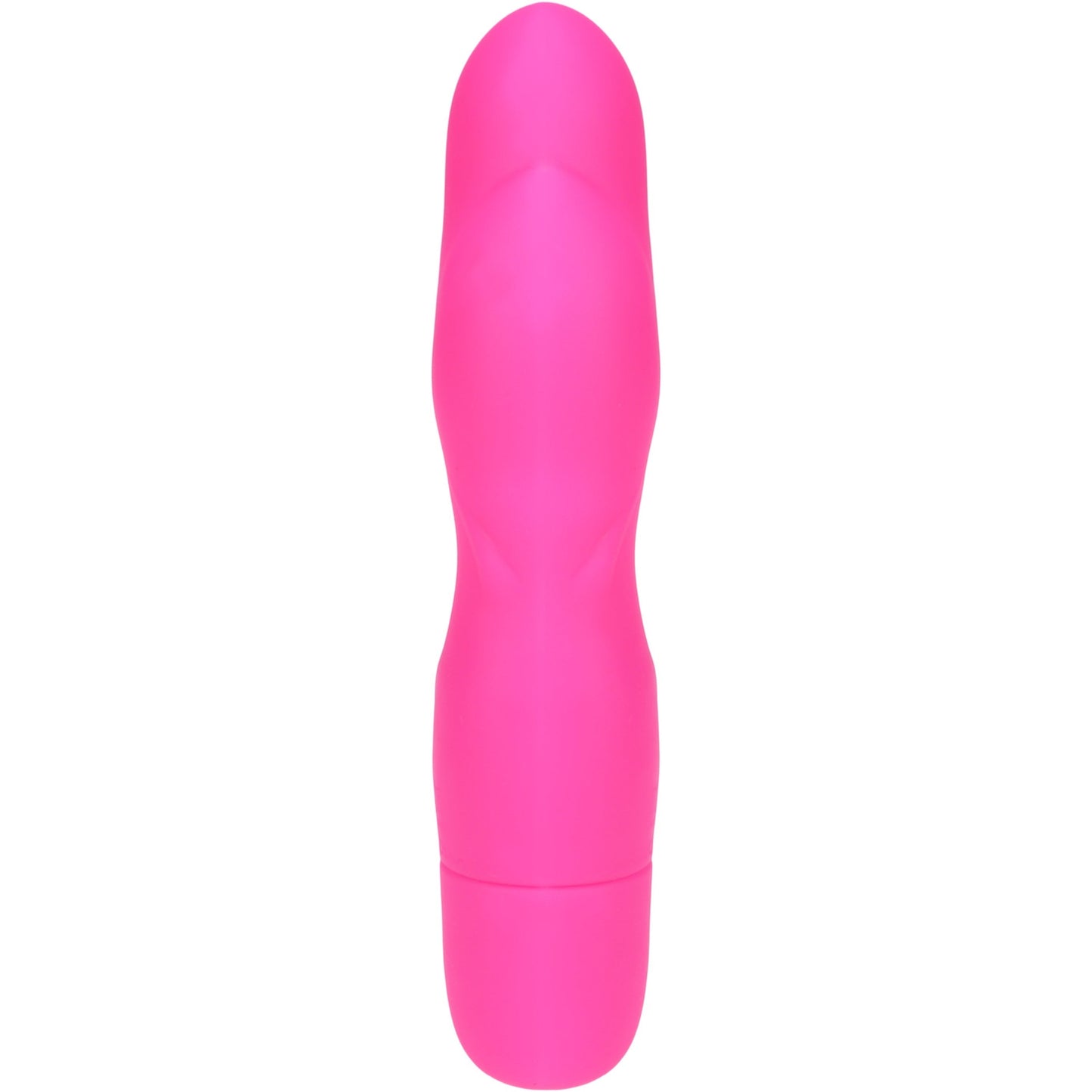 NMC First Night 5 inch Silicone 10 Function G-Spot Vibe with Ripples - Pink