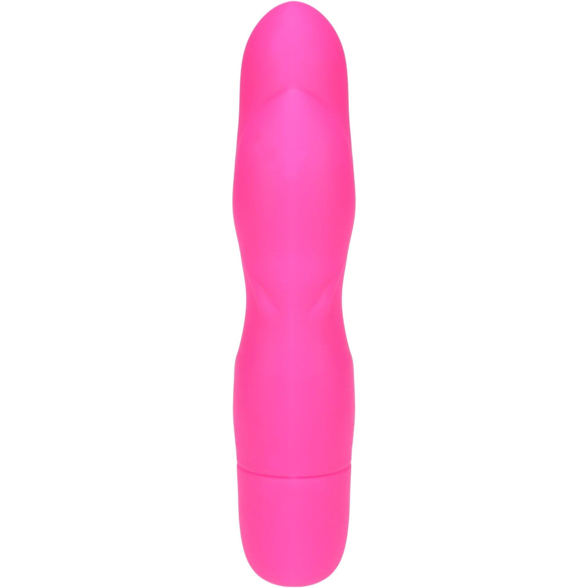 NMC First Night 5 inch Silicone 10 Function G-Spot Vibe with Ripples - Pink