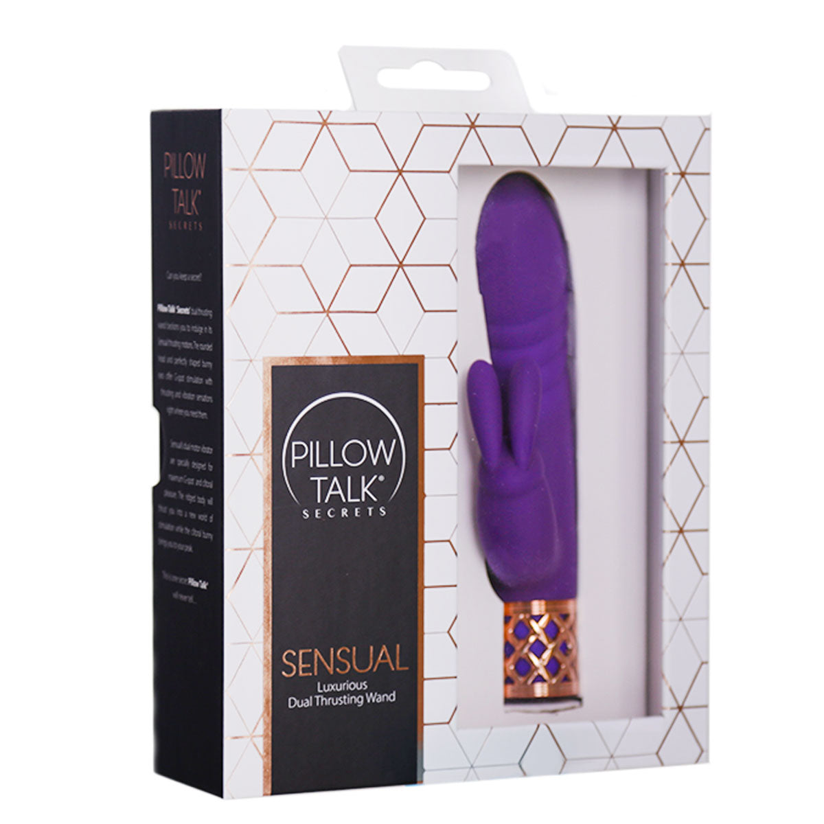 Pillow Talk® Secrets - Sensual – Luxurious Dual Thrusting Wand - Purple