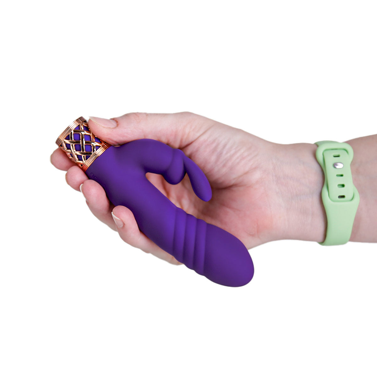 Pillow Talk® Secrets - Sensual – Luxurious Dual Thrusting Wand - Purple