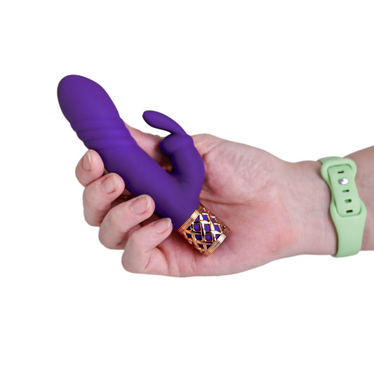 Pillow Talk® Secrets - Sensual - Luxurious Dual Thrusting Wand - Purple