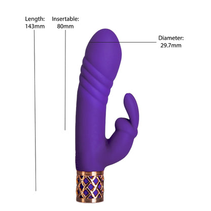 Pillow Talk® Secrets - Sensual – Luxurious Dual Thrusting Wand - Purple