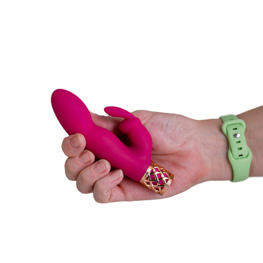 Pillow Talk® Secrets - Seductive - Luxurious Dual Come Hither Wand - Fuchsia