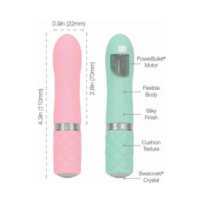 Pillow Talk Flirty - Mini Massager - Teal