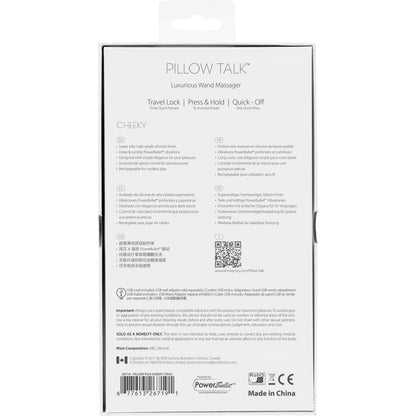Pillow Talk Cheeky - Wand Massager - Teal