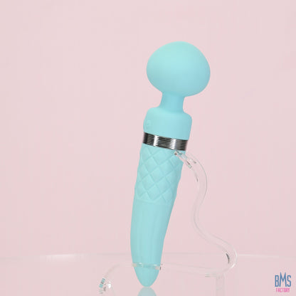 Pillow Talk Sultry - Dual-Ended Massager - Teal