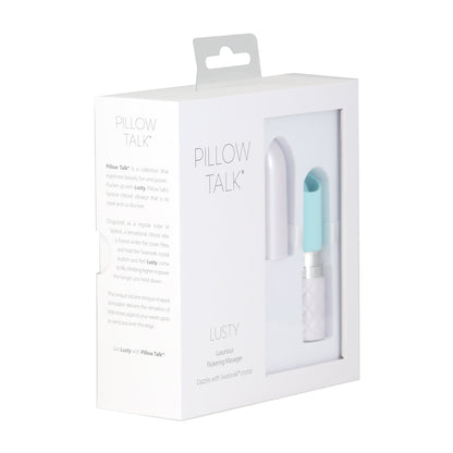 Pillow Talk® Lusty Luxurious Flickering Massager - Teal