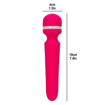 Pure Love®- Vibrating Massage Wand With 20 Functions – Pink