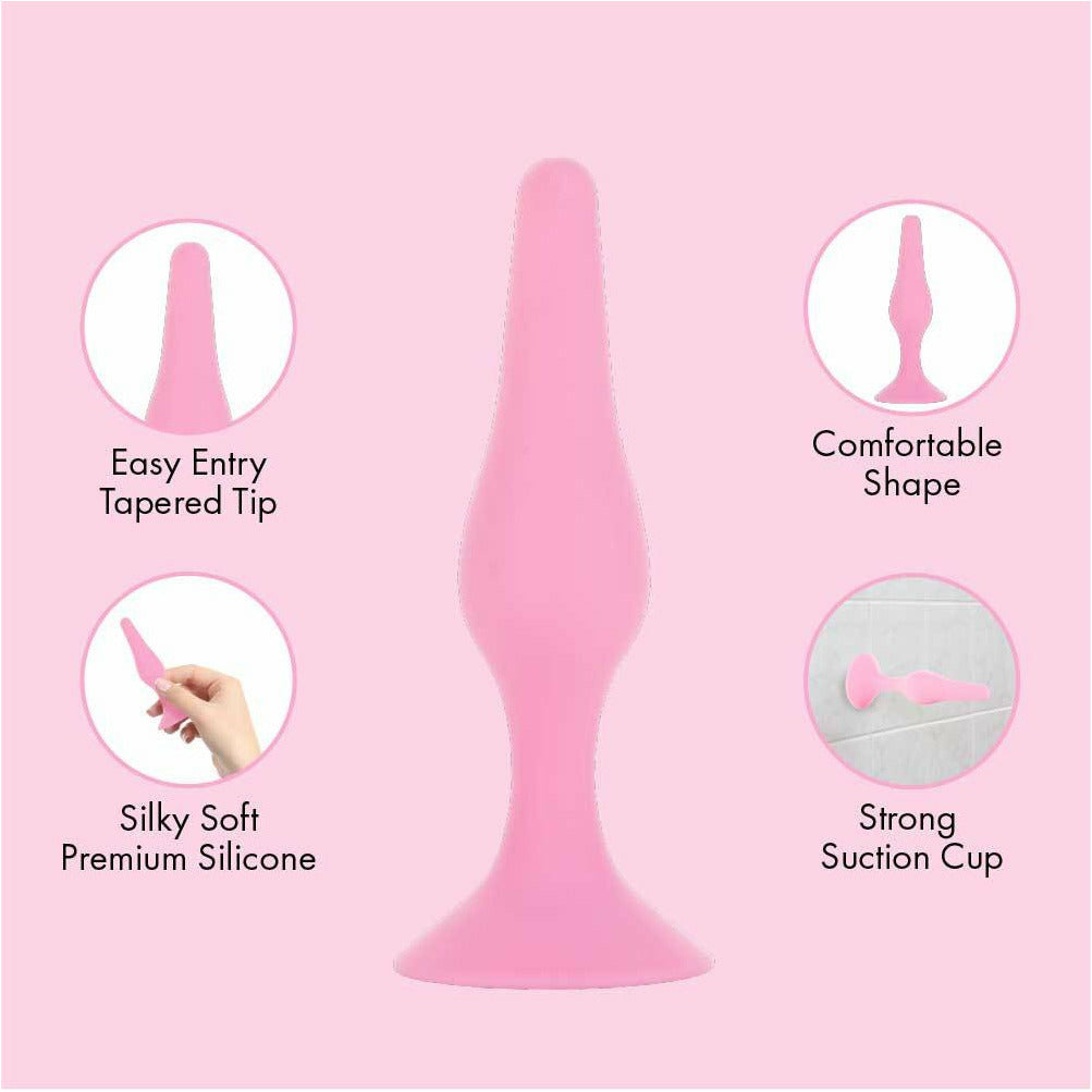Pure Love® - Silicone Butt Plug - Pink
