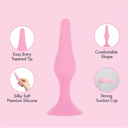Pure Love® - Silicone Butt Plug - Pink