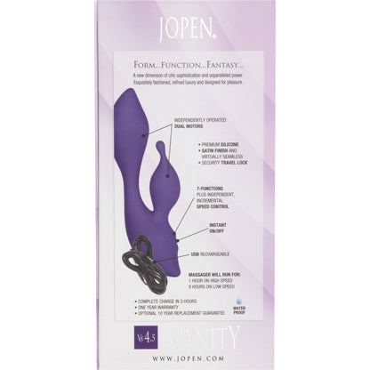 CalExotics® Vanity - Dual Vibrator - Purple