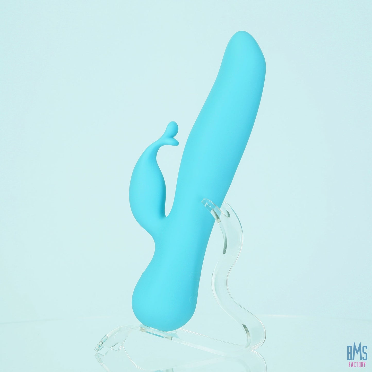 The Kissing Swan® Dual Action Vibrator -  Blue