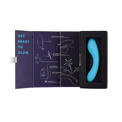 Swan® - The Mini Swan® Wand - Glow in the Dark - Blue