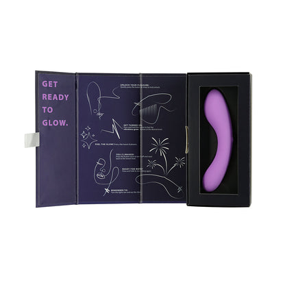 Swan® - The Mini Swan® Wand - Glow in the Dark - Purple