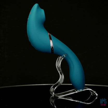 The Monarch Swan®- Transform With A Twist Vibrator & Stimulator - Teal