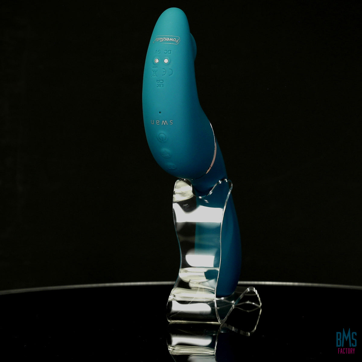 The Monarch Swan®- Transform With A Twist Vibrator & Stimulator - Teal
