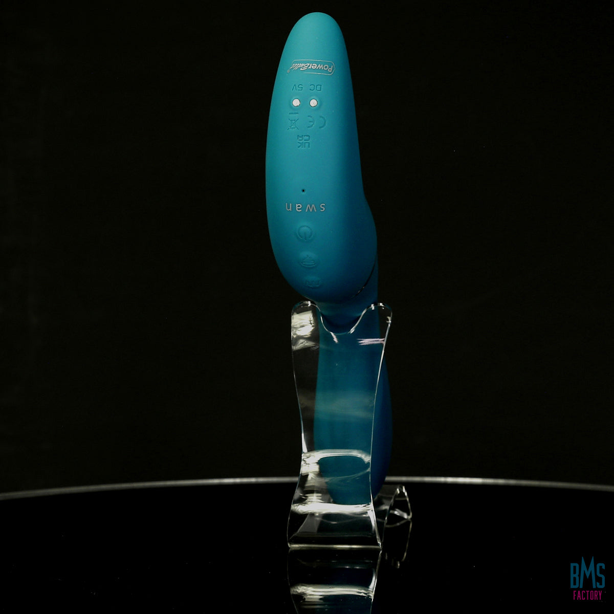 The Monarch Swan®- Transform With A Twist Vibrator & Stimulator - Teal