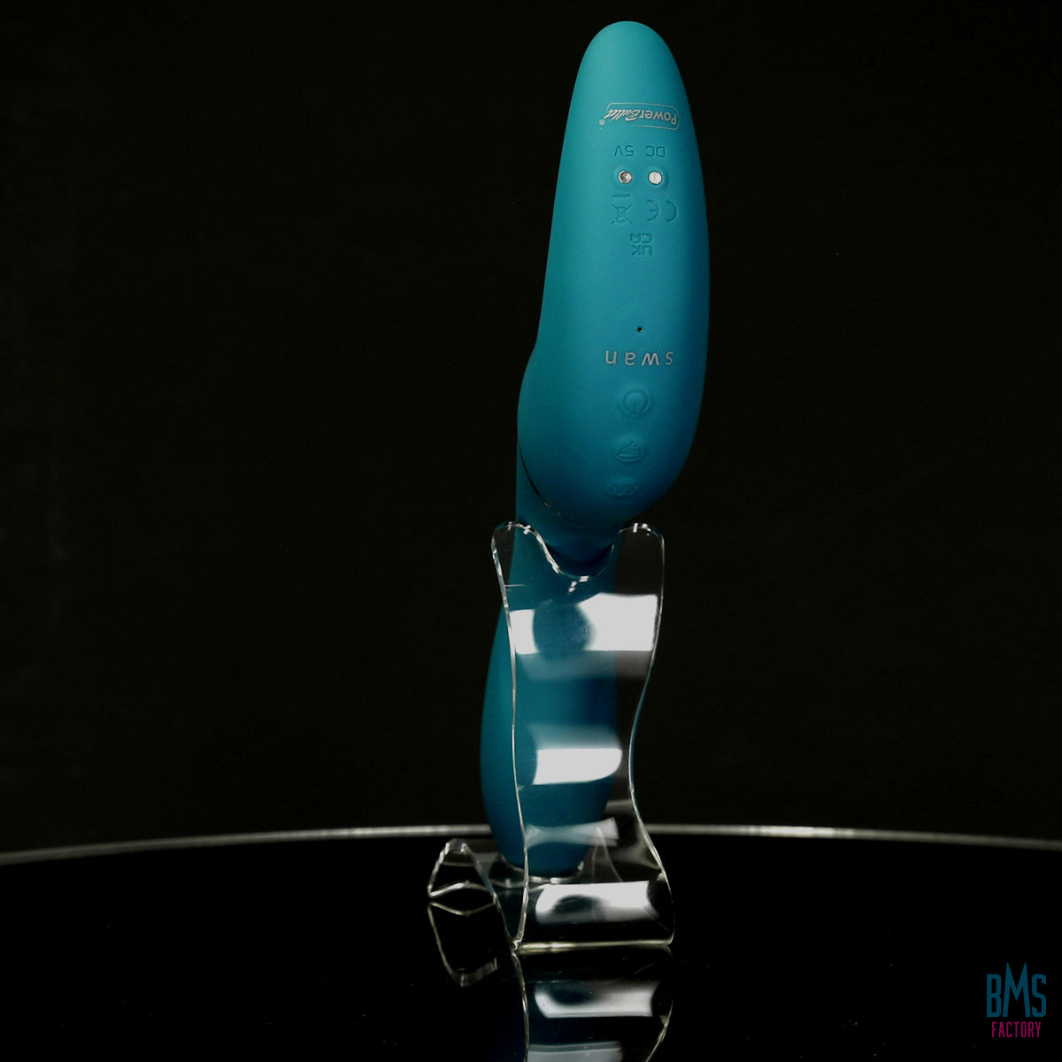 The Monarch Swan®- Transform With A Twist Vibrator & Stimulator - Teal