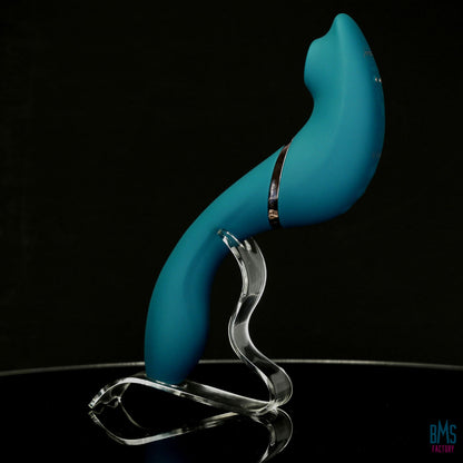 The Monarch Swan®- Transform With A Twist Vibrator & Stimulator - Teal
