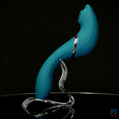 The Monarch Swan®- Transform With A Twist Vibrator & Stimulator - Teal