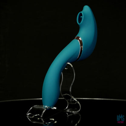 The Monarch Swan®- Transform With A Twist Vibrator & Stimulator - Teal