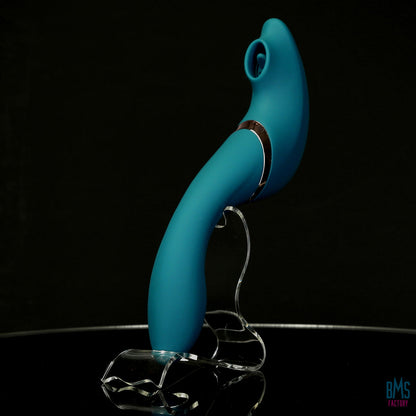 The Monarch Swan®- Transform With A Twist Vibrator & Stimulator - Teal